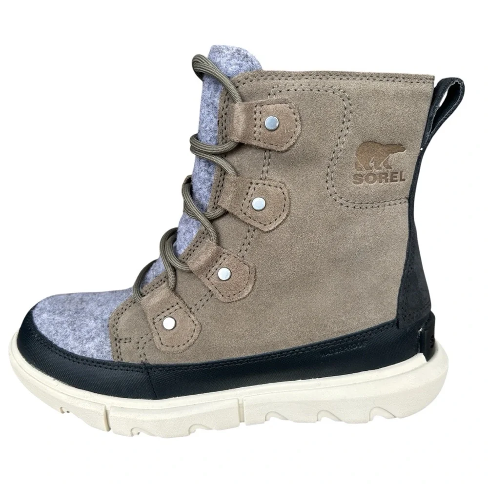 SOREL WOMEN'S SOREL EXPLORER II JOAN BOOT SAGE & FAWN 6.5